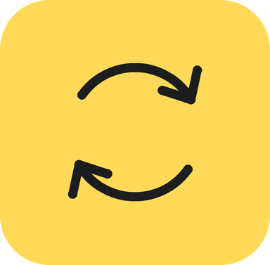 Icono de flechas circulares que representa el ciclo de consumir contenido sin aplicarlo