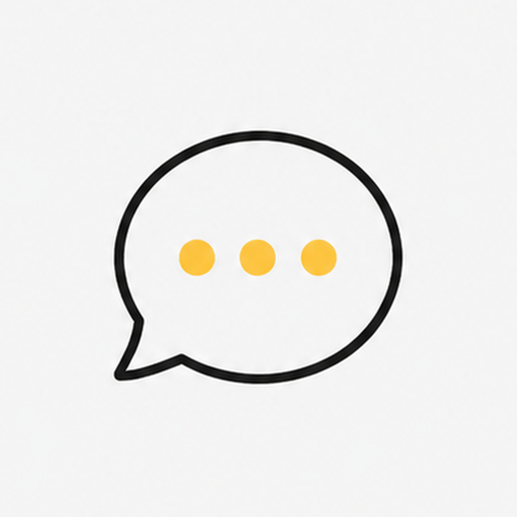 Icono de bocadillo de diálogo que representa comunicación y negociación en Píldoras de Podcast